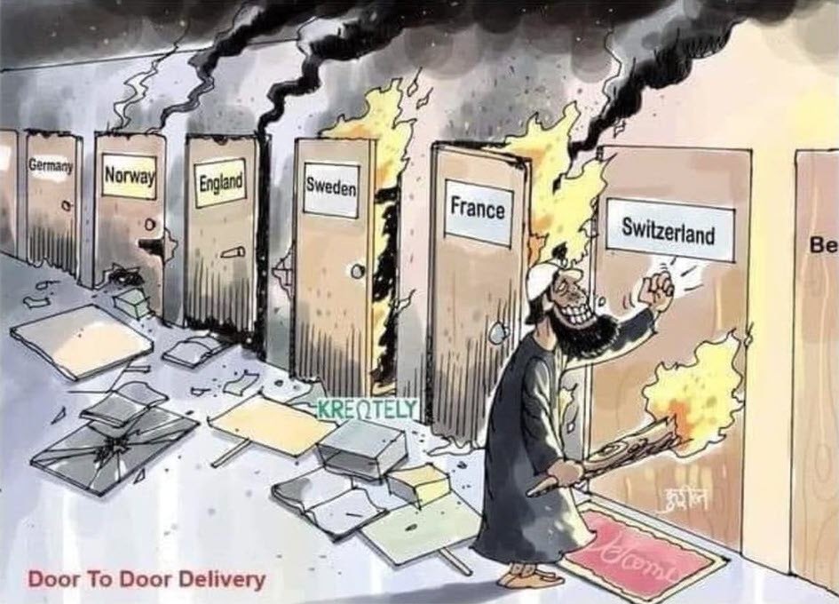 JIHAD DELIVERY DOOR-TO-DOOR Islam delivered door-to-door