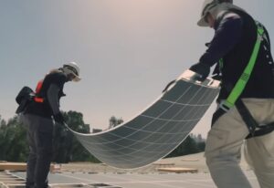 Flexible solar panels