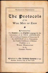 The Protocols of the Elders of Zion